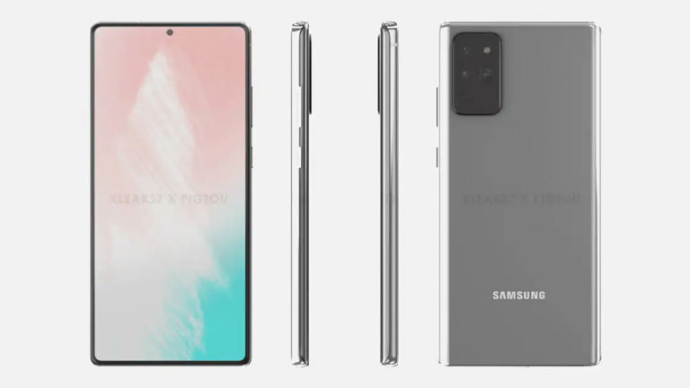 Fotografii cu Samsung Galaxy Note 20, are ecran plat și margini subțiri
