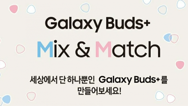 Galaxy Buds+ pot fi cumpărate în culori diferite pentru fiecare cască