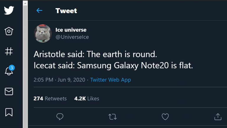 Modelul Samsung Galaxy Note 20 va avea un ecran aproape plat