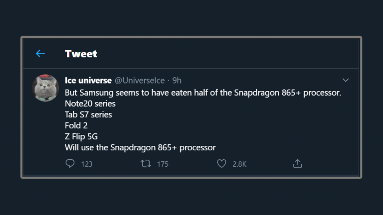 Peste jumătate din stocul de Snapdragon 865+ va fi pentru  Samsung