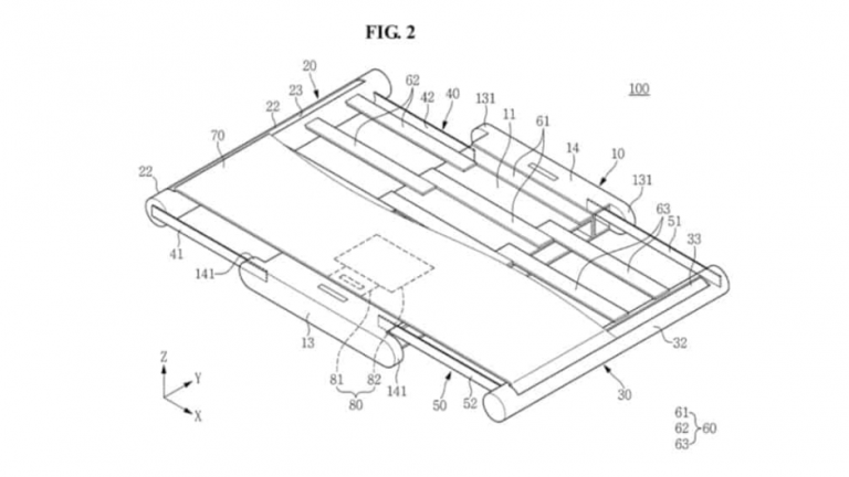 Samsung a brevetat un nou design de telefon / tabletă cu ecran rulabil