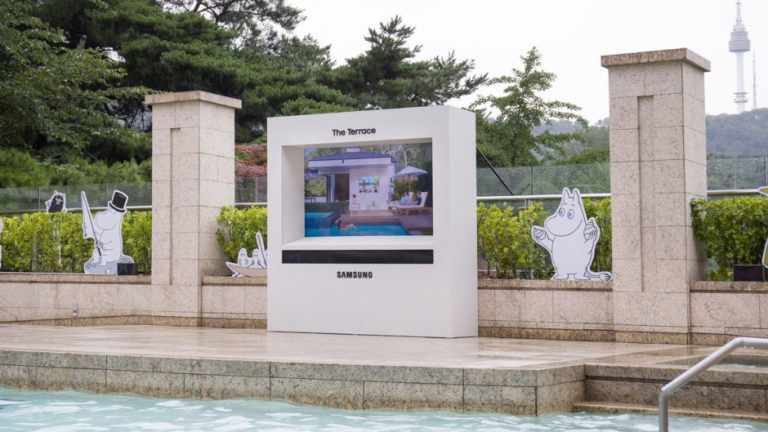 The Terrace, noul televizor Samsung Lifestyle la hotelul Shilla din Seul