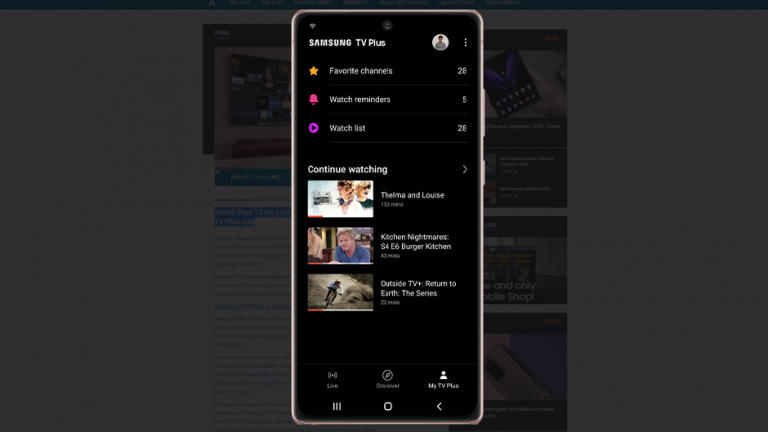 Urmăriți TV gratuit pe telefonul Galaxy cu noua aplicație Samsung TV Plus