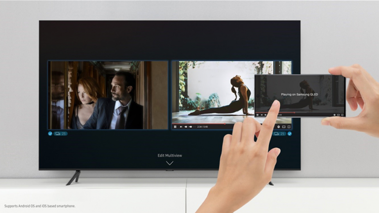 Vizualizarea conținutului smartphone-ului pe televizoarele Samsung