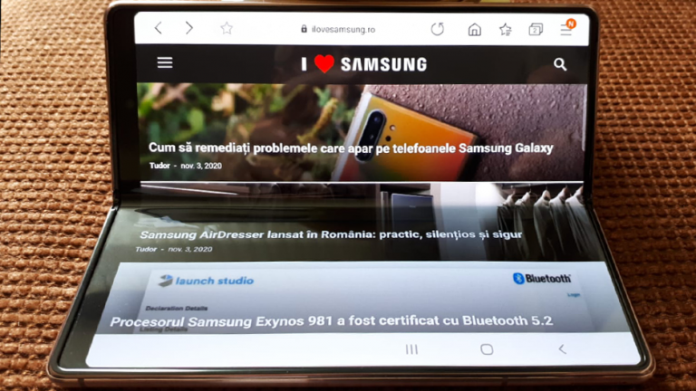 Samsung Galaxy Z Fold 2 5G, incredibila tehnologie a viitorului