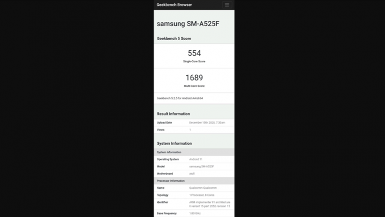 Galaxy A52 nu va avea o varianta cu procesor Exynos