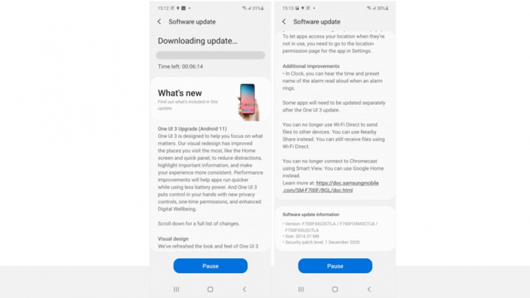 Actualizarea One UI 3 pentru Samsung Galaxy Z Flip lansata