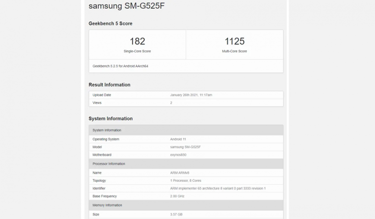 Galaxy Xcover 5 a fost depistat pe site de referinta Geekbench