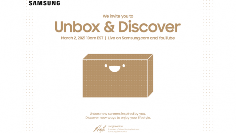 Samsung va organiza evenimentul de lansare TV Unbox & Discover
