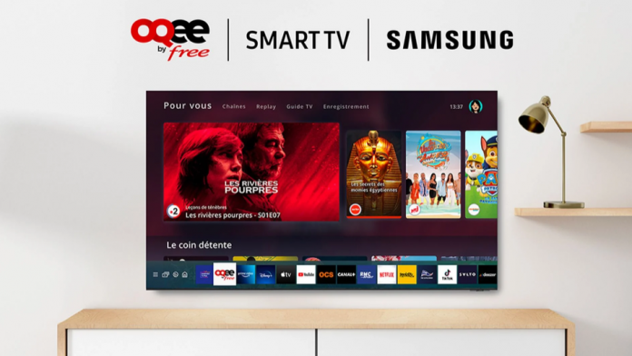 Interfata OQEE agratuit pentru Samsung Smart TV din Franta