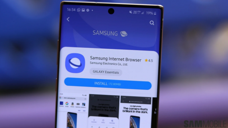 Samsung Internet este cel mai bun browser mobil