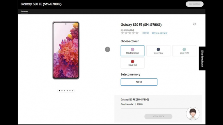 Samsung confirma din greseala pe Galaxy S20 FE 4G cu procesor Qualcomm