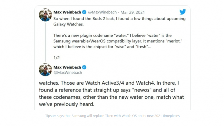 Tizen ar putea fi inlocuit cu Wear OS pe ceasurile Samsung 2021