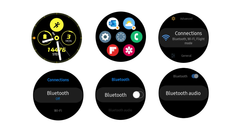 Cum sa conectați castile sau castile Bluetooth la Galaxy Watch 3