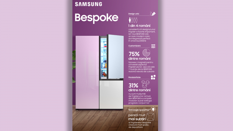Samsung a lansat in Romania gama de frigidere Bespoke