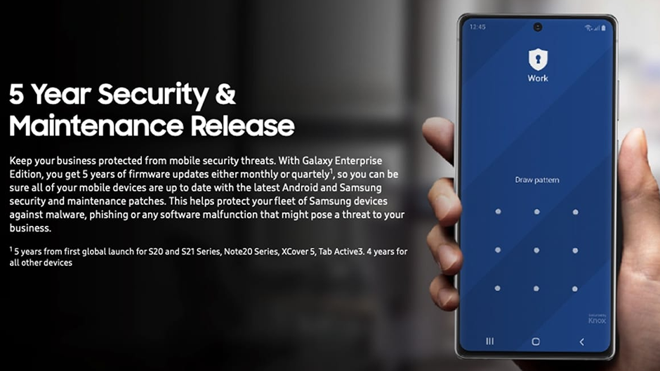 Cinci ani de actualizari de securitate pe unele smartphone Galaxy