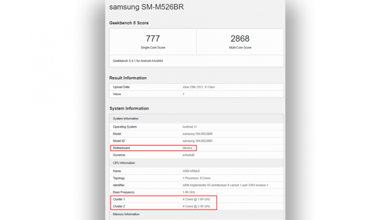 Samsung Galaxy M52 5G cu Snapdragon 778G va ajunge in Europa
