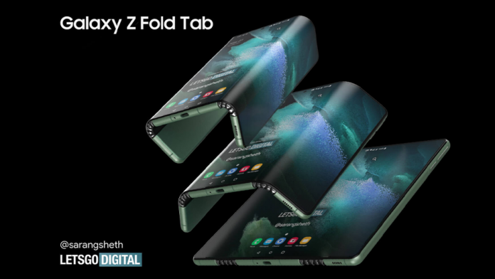 Tableta Samsung Galaxy Z Fold Tab pliabila