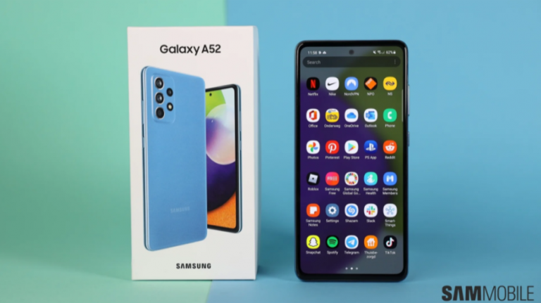 Galaxy A52 este primul telefon Samsung care primește patch-ul din august 2021