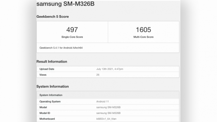 Galaxy M32 5G cu procesor MediaTek Dimensity 720 apare pe Geekbench