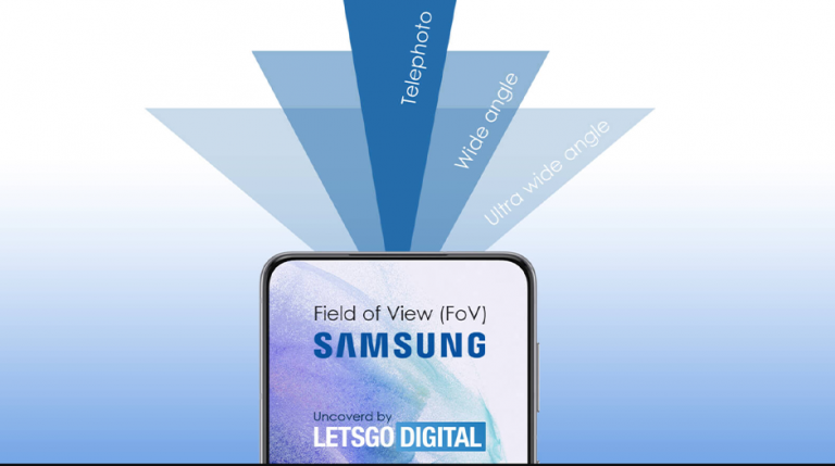 Camera foto Samsung Galaxy cu un camp vizual variabil