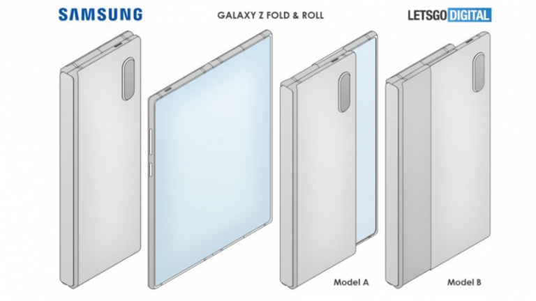 Samsung Galaxy Z Fold Galaxy Roll cu afisaj rulabil