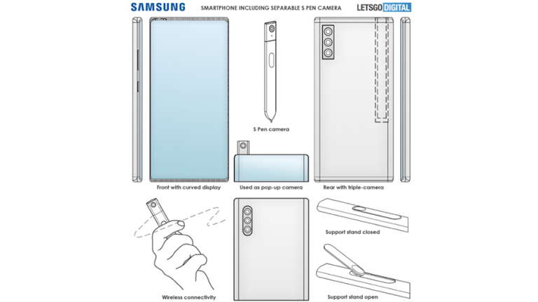 Smartphone Samsung Galaxy Note cu o camera detasabila si S Pen