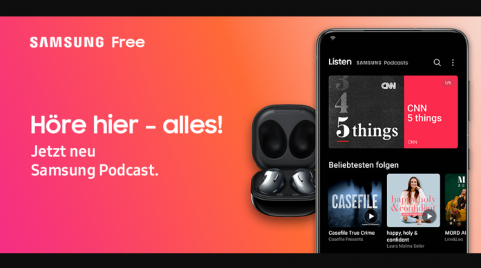 Listen Tab pe Samsung Free podcasturi de top direct pe telefoanele Galaxy