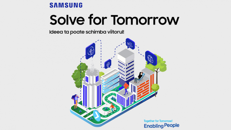 Castigatorii competitiei nationale Solve for Tomorrow by Samsung
