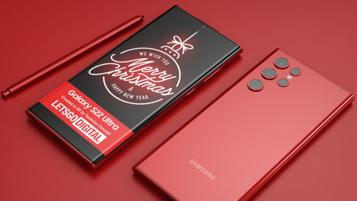 Samsung Galaxy S22 Ultra vine pe piata in aceasta culoare rosie