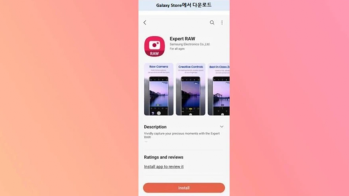 Samsung actualizează aplicatia Expert RAW imbunatateate calitatea imaginii