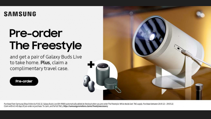 Samsung The Freestyle la precomanda in UK primiti un set Galaxy Buds Live