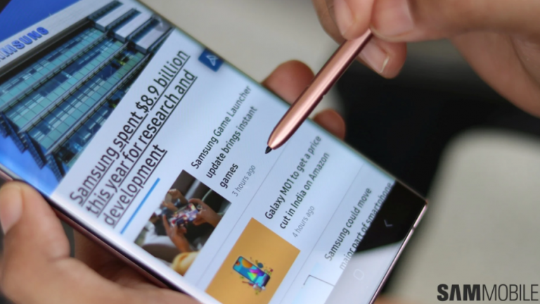 Seria Galaxy Note 20 primeste actualizarea de securitate din februarie