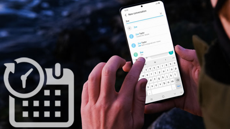 Cum sa programati trimiterea de mesaje pe telefoanele Samsung Galaxy