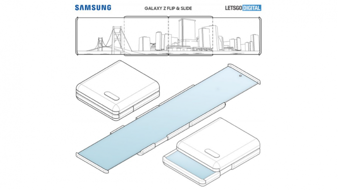 Galaxy Z Flip Slide un nou telefon pliabil brevetat de Samsung