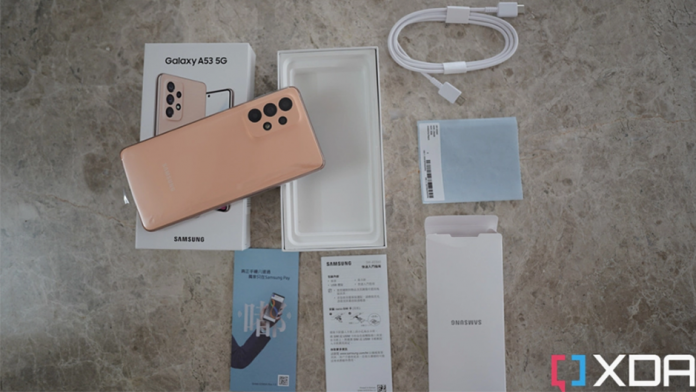Samsung Galaxy A53 Unboxing