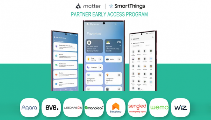 Samsung SmartThings testeaza dispozitive Matter pe platforma sa