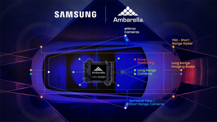 Samsung va produce cipuri auto pentru Ambarella