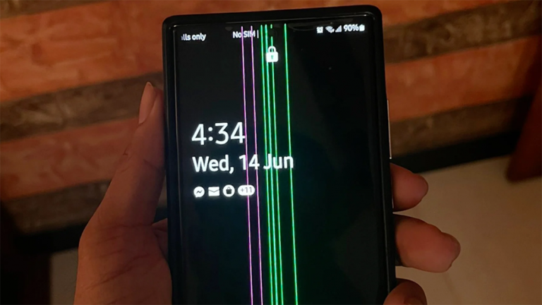 Galaxy S20 si Note 20 ecranul afectat de linii verzi