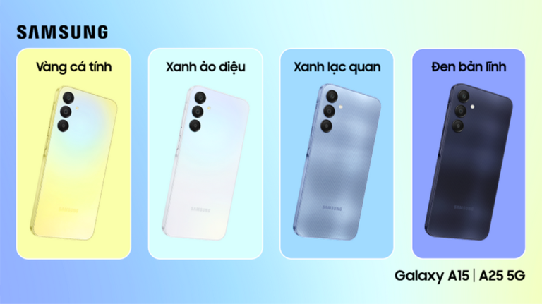 Galaxy A15 si Galaxy A25 5G lansate in Vietnam
