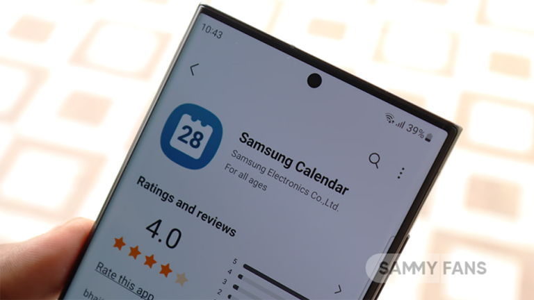 Samsung Calendar App