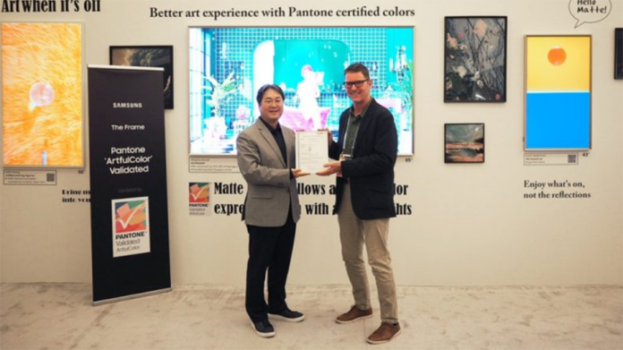 The Frame Pantone ArtfulColor Certification for Color Fidelity