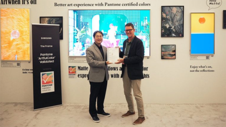 The Frame Pantone ArtfulColor Certification for Color Fidelity