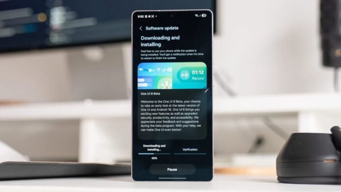 Seria galaxy S25 One UI 8 beta