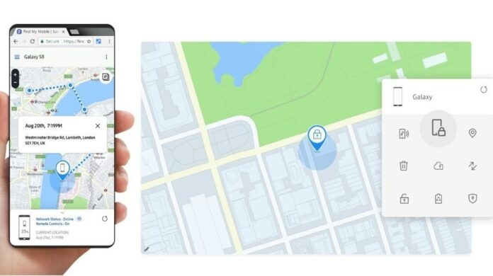 Funcția Samsung Find