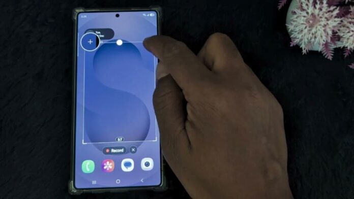 Partial screen recording