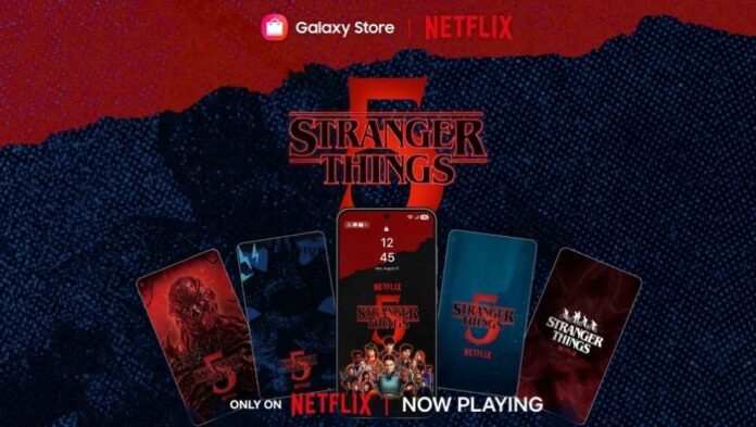 Samsung and Netflix Stranger Things