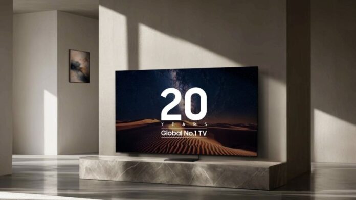 Samsung TVs 20 Consecutive Years