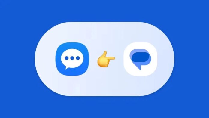 Samsung Messages and Google Messages