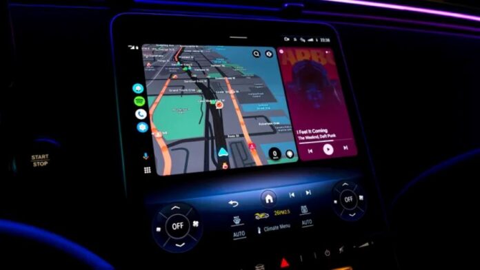 Android Auto vitezometru